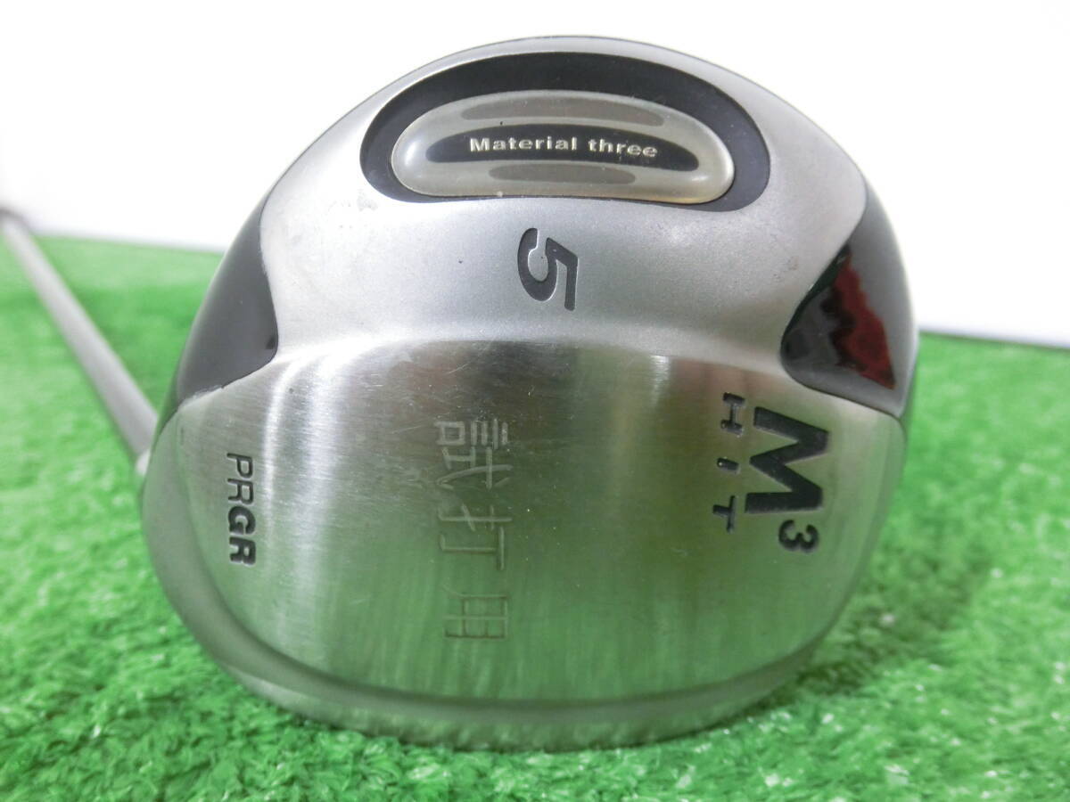 訳有♪PRGR プロギア M3 HIT 5W フェアウェイウッド 18°/純正 シャフト INSPEC FLEX-SX J0462♪_画像1