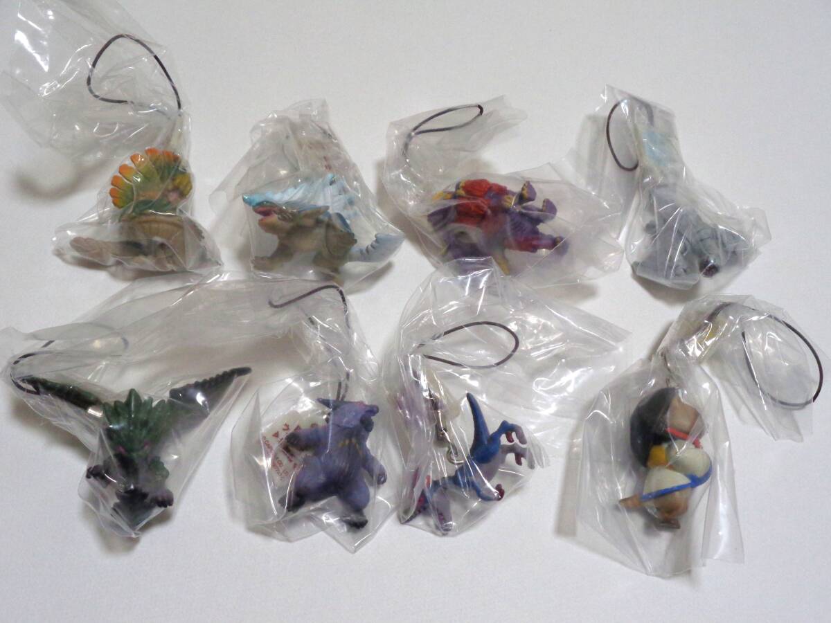 全8種セット モンスターマスコットG10 モンスターハンター バンダイ BANDAI モンハン ストラップ キーチェーン 食玩 ガララアジャラ_画像1