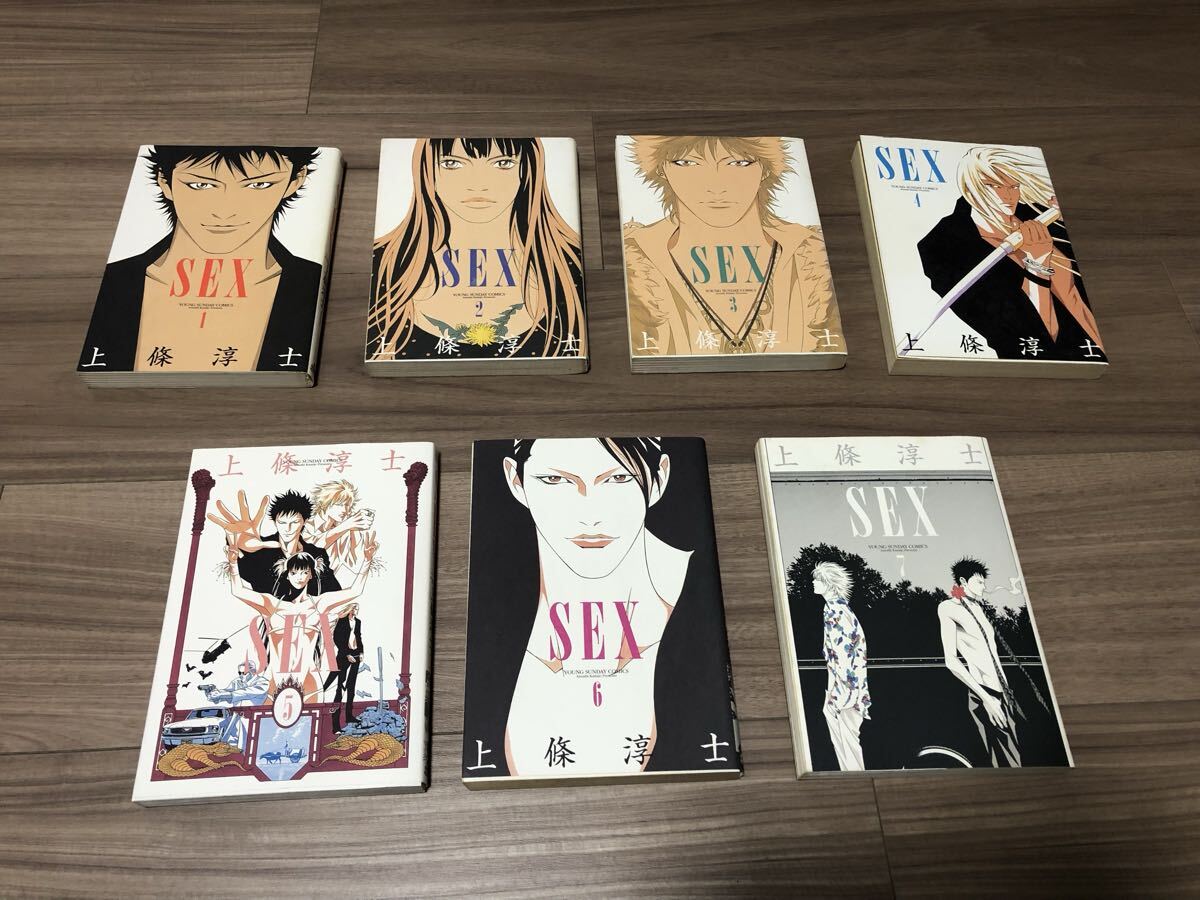 上條　淳士　SEX全巻 7冊セット _画像1
