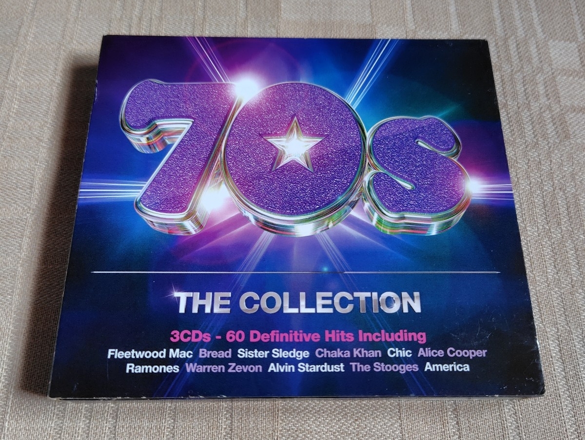 「70s The Collection 60 Definitive Hits」3枚組CD/Doobie Brothers/Chic/America/Chicago/ZZ Top/Ramones_画像1