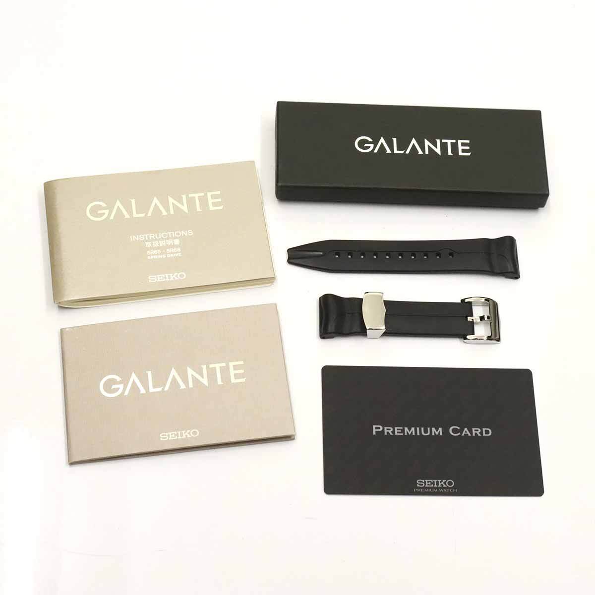 セイコー SEIKO ガランテ スプリングドライブ SBLA025 クロノグラフ メンズ 腕時計 デイト パワーリザーブ 自動巻き Galante 90296352_画像2