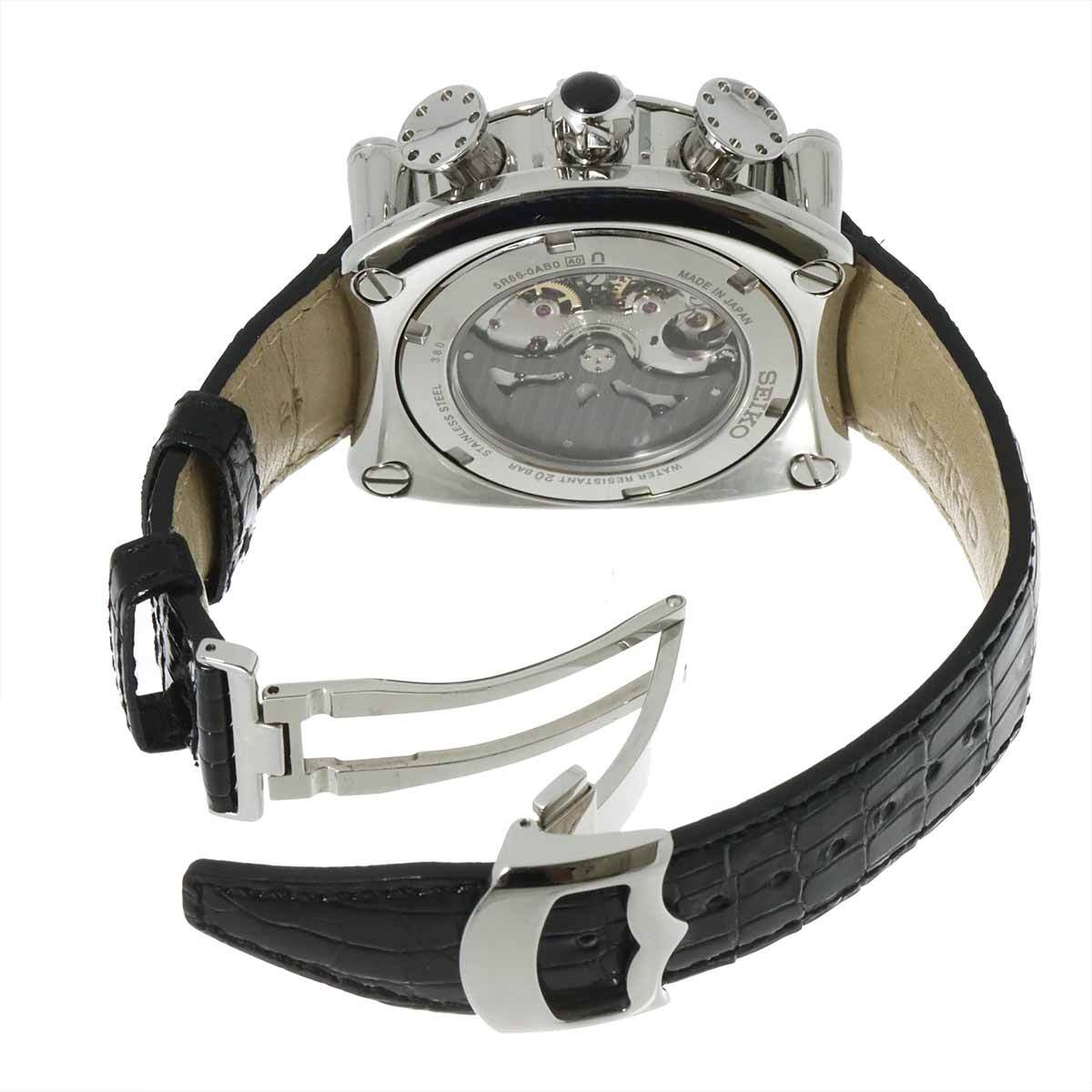 セイコー SEIKO ガランテ スプリングドライブ SBLA025 クロノグラフ メンズ 腕時計 デイト パワーリザーブ 自動巻き Galante 90296352_画像5