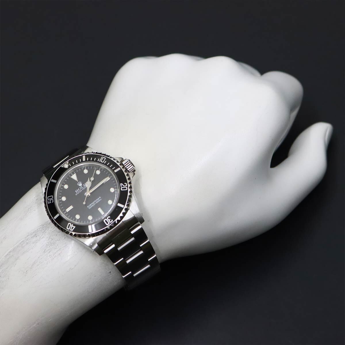ロレックス ROLEX サブマリーナ ノンデイト 14060 U番 メンズ 腕時計 ブラック オートマ 自動巻き ウォッチ Submariner No Date 90298921_画像3