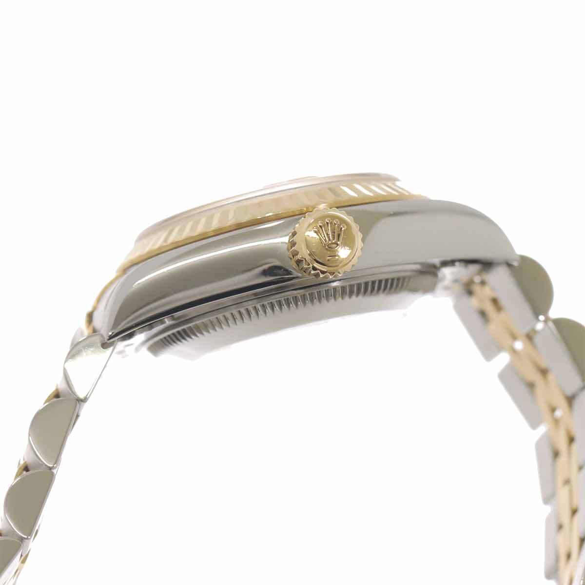 ロレックス ROLEX デイトジャスト コンビ 69173 U番 レディース 腕時計 シャンパン K18YG イエローゴールド 自動巻き Datejust 90293129_画像5