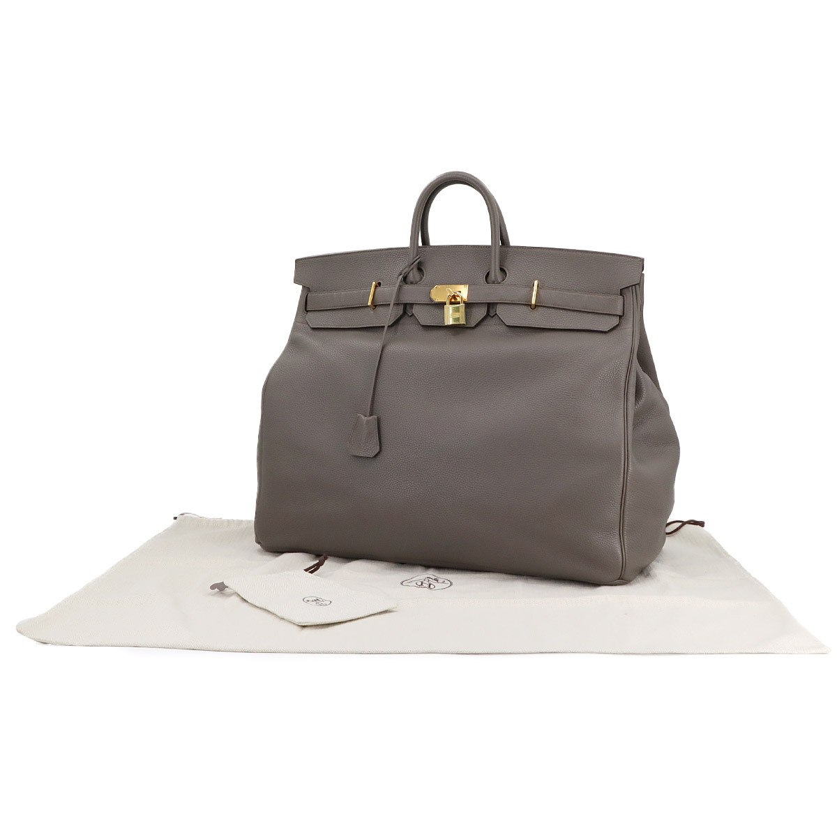 新品同様 エルメス HERMES オータクロア 55 パーソナル SPO トゴ エタン ハンド バッグ D刻印 ゴールド 金具 Haut a Courroies 90299607_画像2