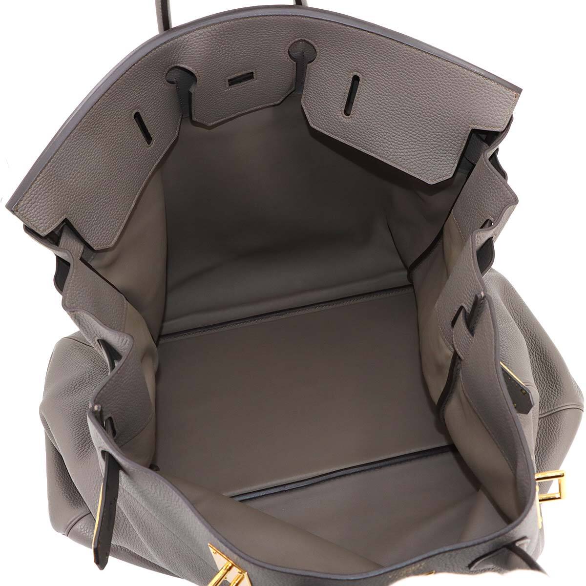 新品同様 エルメス HERMES オータクロア 55 パーソナル SPO トゴ エタン ハンド バッグ D刻印 ゴールド 金具 Haut a Courroies 90299607_画像7