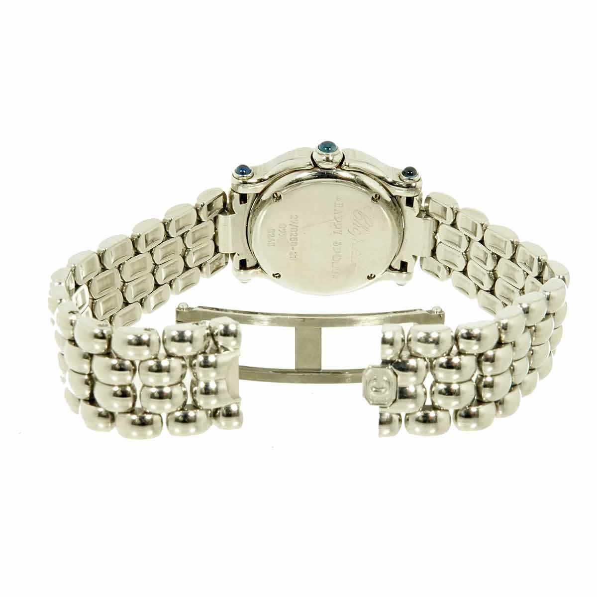ショパール Chopard ハッピースポーツ 27/8250 23 レディース 腕時計 5P ダイヤ ホワイト クォーツ ウォッチ Happy sports 90296666_画像5