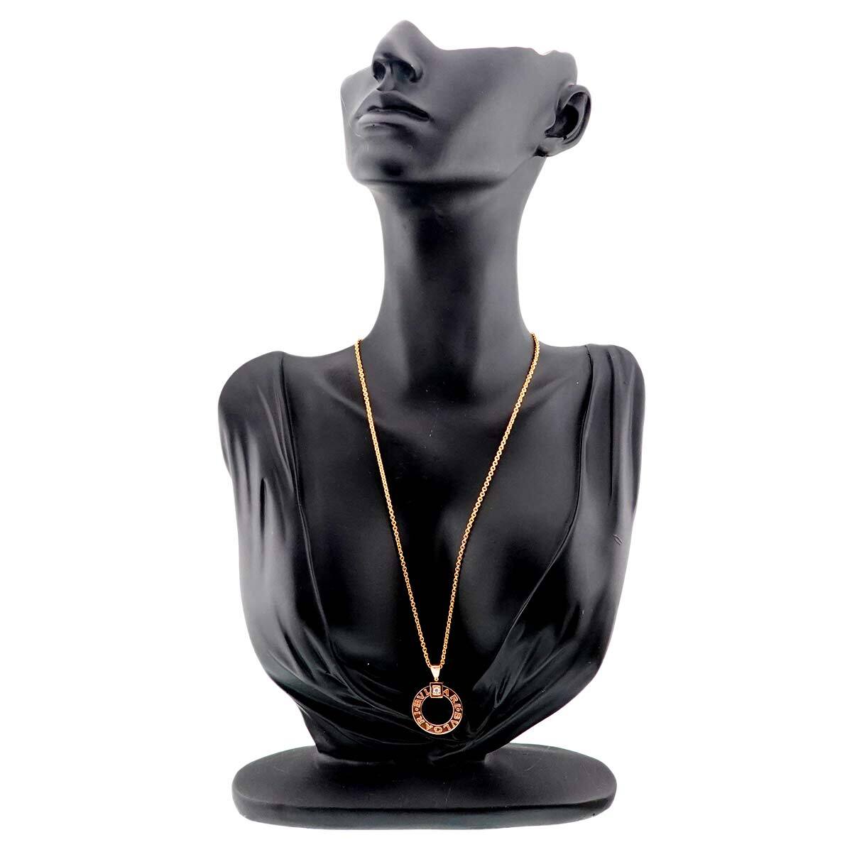 ブルガリ BVLGARI ブルガリ ブルガリ ダイヤ ネックレス 45cm K18 PG ピンクゴールド 750 BVLGARI Necklace 90297344_画像8