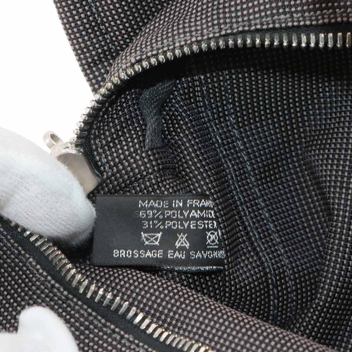 美品 エルメス HERMES エールライン トート PM バッグ キャンバス グレー シルバー 金具 Herline tote PM 90299246_画像8