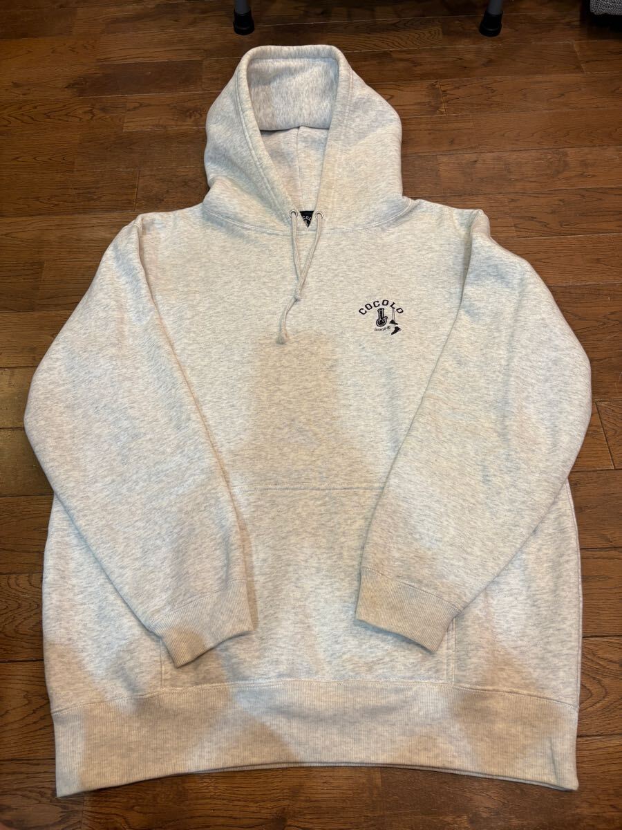 【美品】COCOLO BLAND スウェットパーカー サイズXL メンズ ココロ ブランド  グレー  パーカー _画像1
