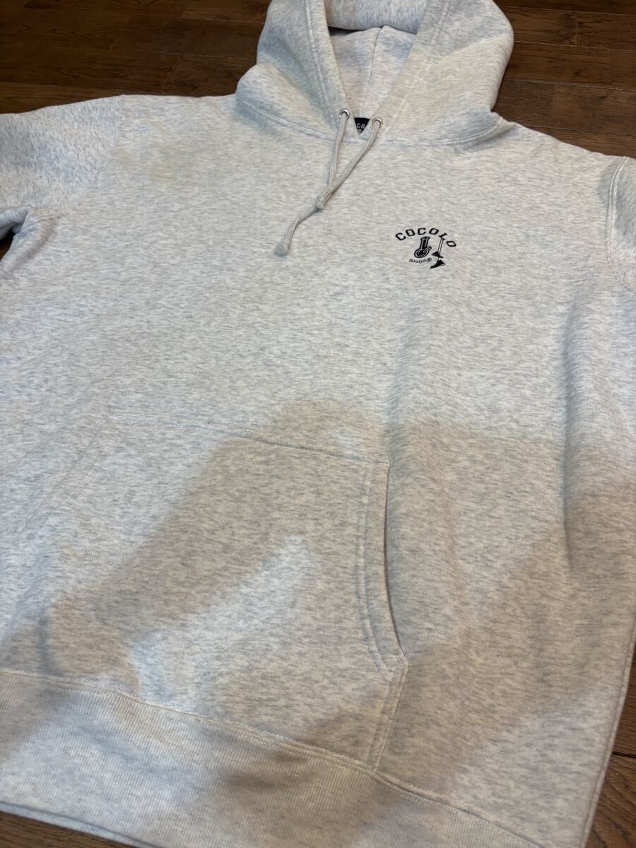【美品】COCOLO BLAND スウェットパーカー サイズXL メンズ ココロ ブランド  グレー  パーカー _画像7