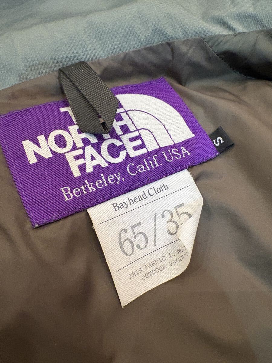 【超美品】 THE NORTH FACE 65/35クロス マウンテンパーカー S メンズ ノースフェイス パープルレーベル マウンテンジャケット NP2701N_画像3