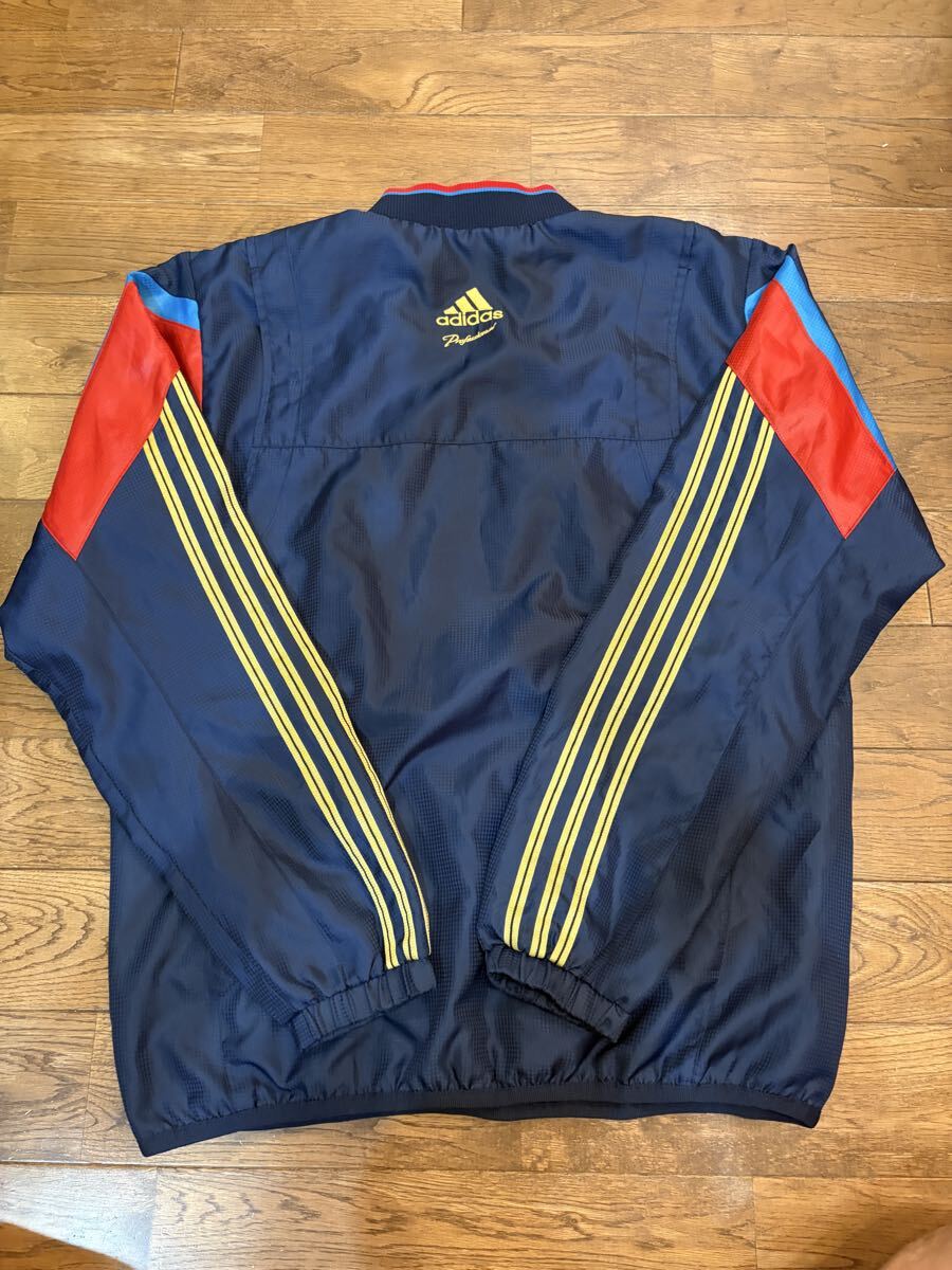 【美品】 adidas Professional ウインドブレーカー サイズM メンズ 野球 Vジャン アディダス プロフェッショナル トレーニング _画像2