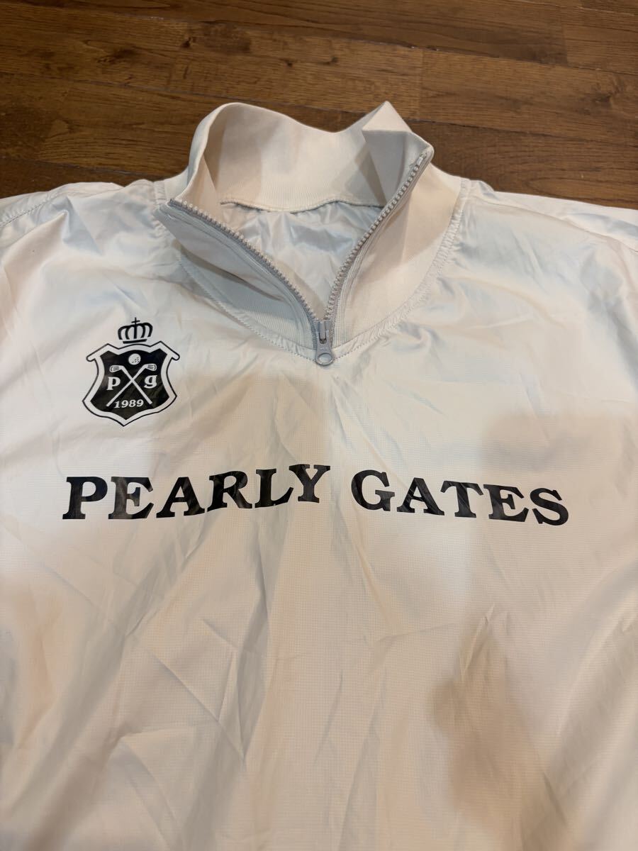 【美品】 PEARLY GATES インナースニード サイズ6 メンズ GOLF パーリーゲイツ ナイロンジャケット スニードジャック ゴルフ ゴルフウェア_画像4