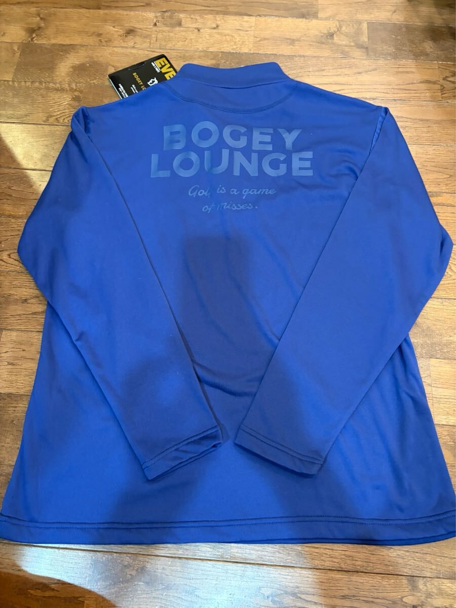 【新品タグ付き】BOGEY LOUNGE ハーフジップ 長袖シャツ サイズLL GOLF メンズ ボギーラウンジ ゴルフ _画像2