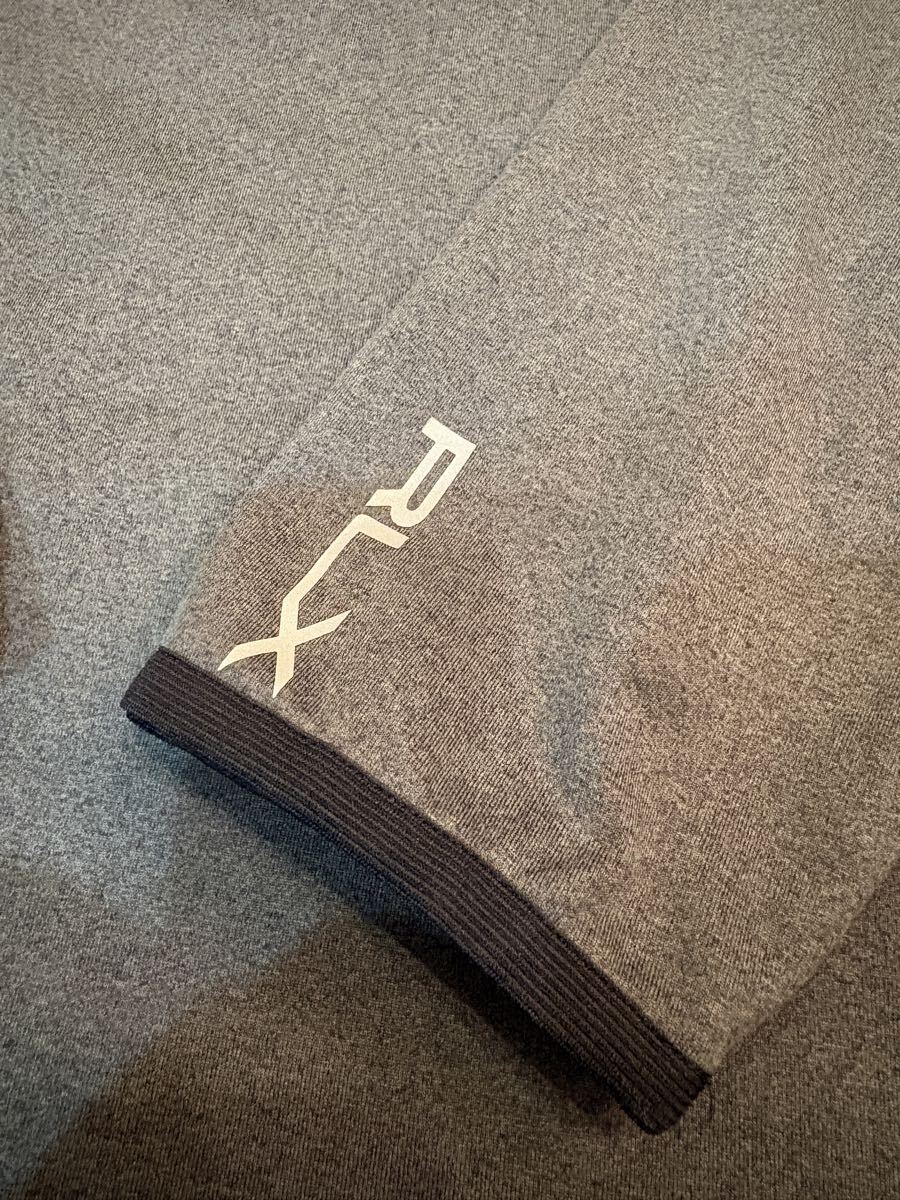 【美品】RLX GOLF ハーフジップ 長袖シャツ サイズM メンズ POLO RALPH LAUREN ゴルフ 裏起毛 インナー ラルフローレン _画像8