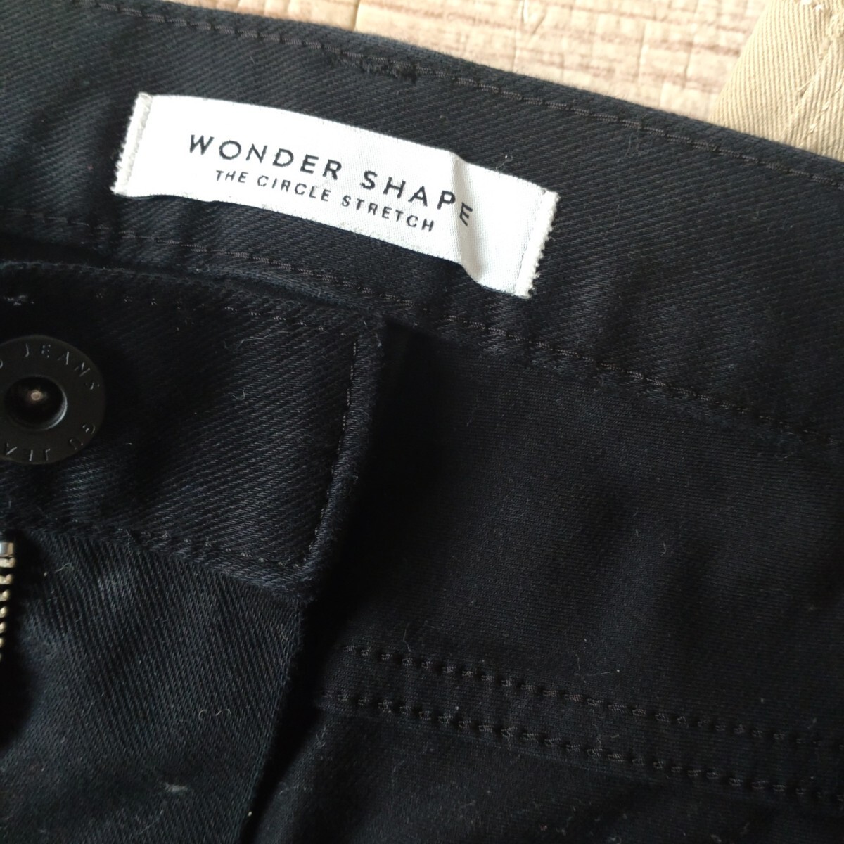 gu パンツ ベージュ ブラック　2本セット　スキニー　チノパンツ_画像5