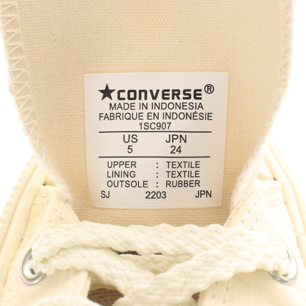 ■ CONVERSE MADISONBLUE コンバース マディソンブルー スニーカー 1SC907 靴 メンズ レディース 24cm ホワイト 付属品付き_画像9