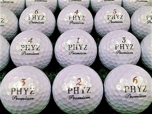 ★良質美品★ブリヂストン ファイズ プレミアム PHYZ『PREMIUM』ゴールドパール 30個 ロストボール★_画像2