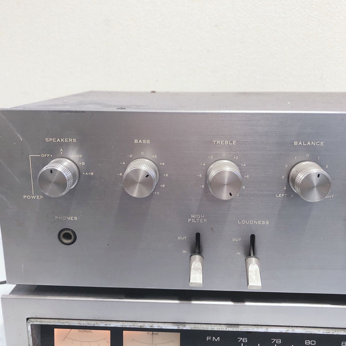 ■481 オーディオセット Sansui サンスイ アンプ AU-22 チューナー TU-22 通電確認済み_画像4