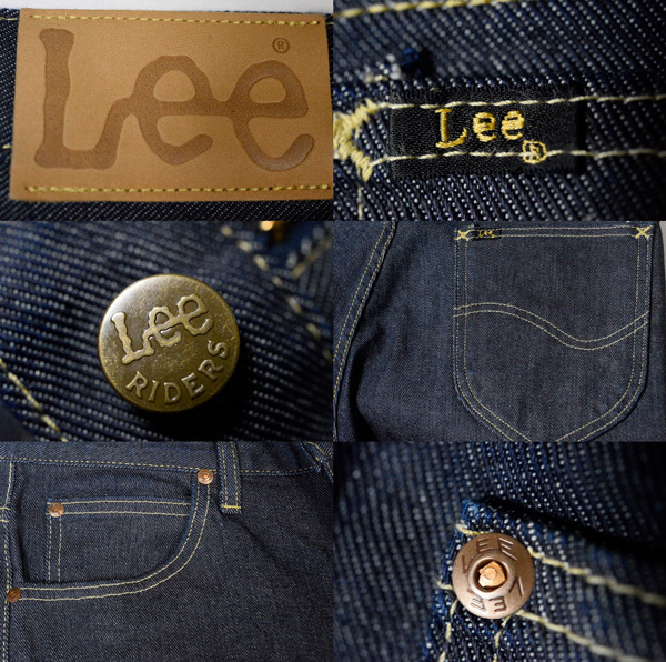 Sサイズ(82cm) Lee リーLM9821セルビッチデニム スリムテーパード COMPILATIONS 股下74cm_画像4