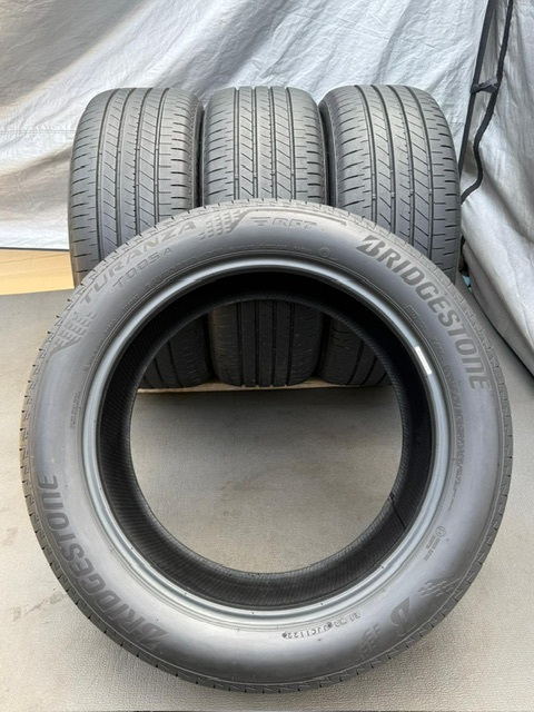 中古タイヤ4本セット 245/50RF19 BRIDGESTONE TURANZA T005A ほぼ新品のタイヤ 2022年製 ランフラットタイヤ BRIDGESTONE TURANZA T005A_画像6
