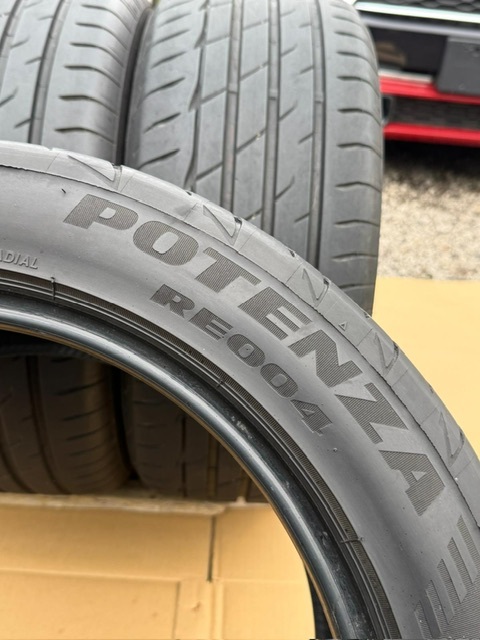 中古タイヤ4本セット 225/50/17 BRIDGESTONE POTENZA 非常に良い状態のタイヤ 2021年製 BRIDGESTONE POTENZA 非常に良い状態のタイヤ _画像8