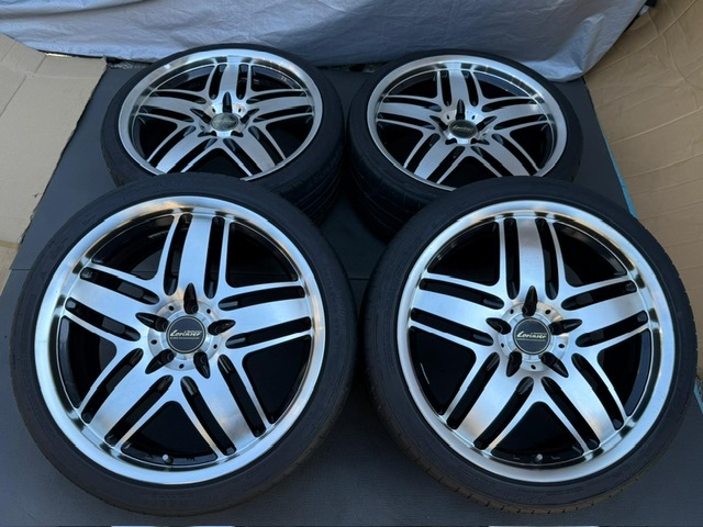 メルセデスベンツ Sクラス CLS A5 A6 A7 A8 10J+38 9J+38 PCD 112 275/30/20 255/35/20 ホイール＆タイヤ4本セット（ロリンザータイプ）