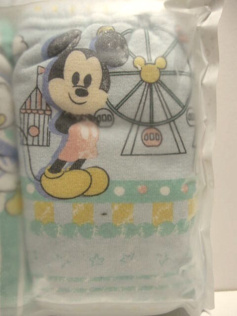 *送料無料*新品*95*Disney baby*トイレ*トレーニングパンツ２枚組*６層*おなまえネーム付*保育園・知育*ディズニー*ミッキー・ドナルド*_画像3