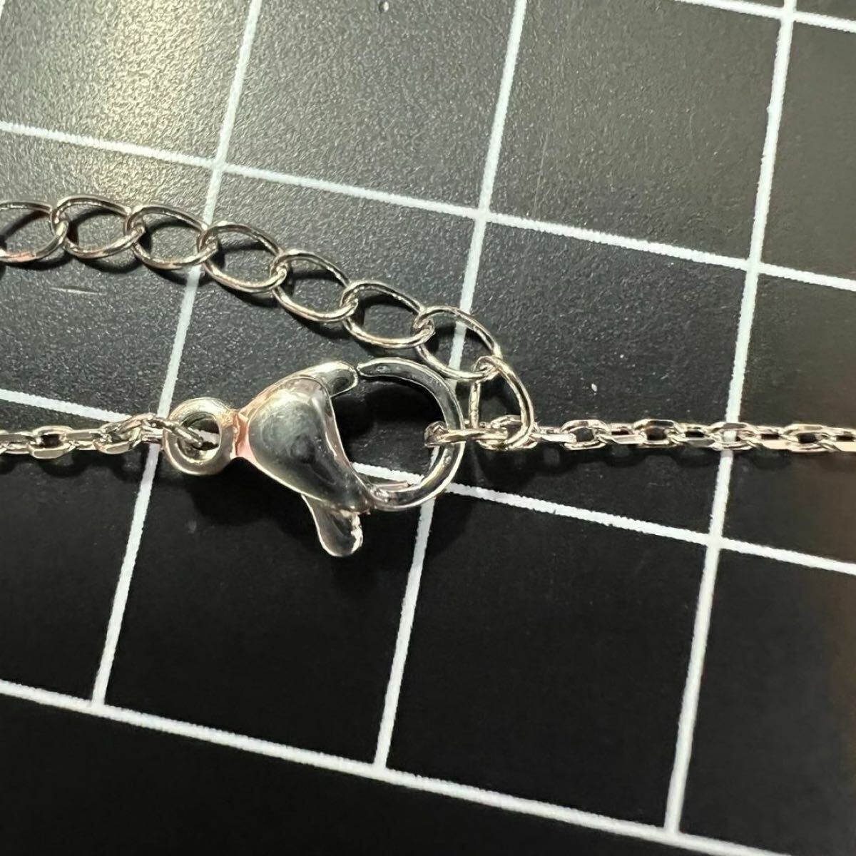 C228 匿名配送 ネックレス レディース ドリームキャッチャー ムーンストーン シルバー s925 アジャスター有り 綺麗　可愛い_画像9