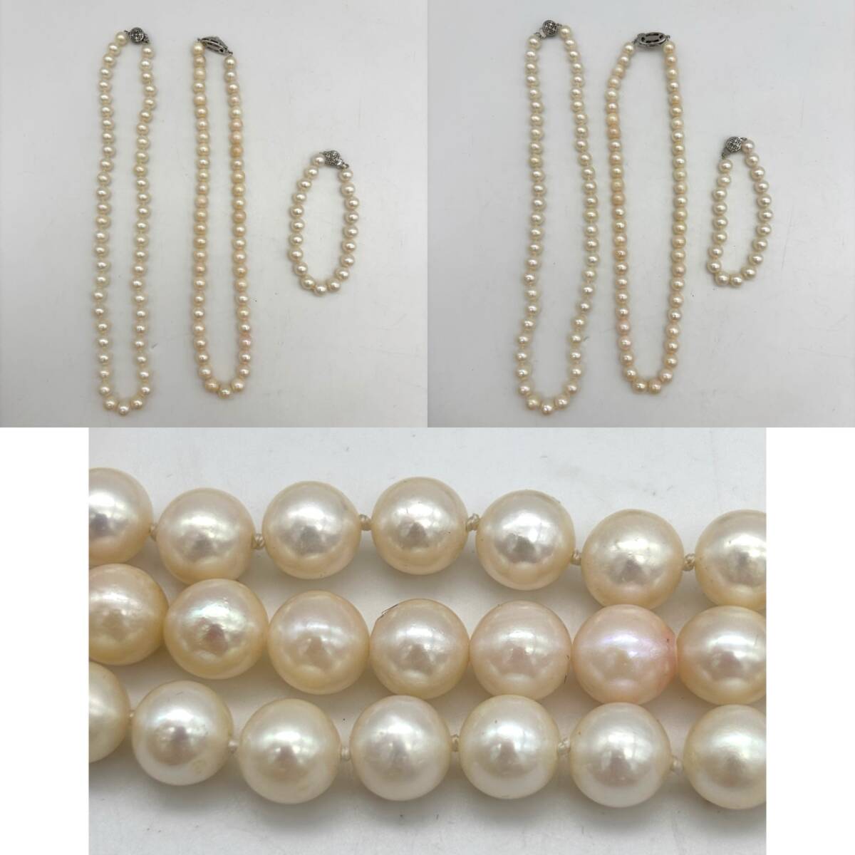 AY2765■【総重量 約255g】アクセサリー まとめ パール 真珠 珊瑚 サンゴ シルバー silver SV GSILVER ブラックパール 1円スタート_画像4