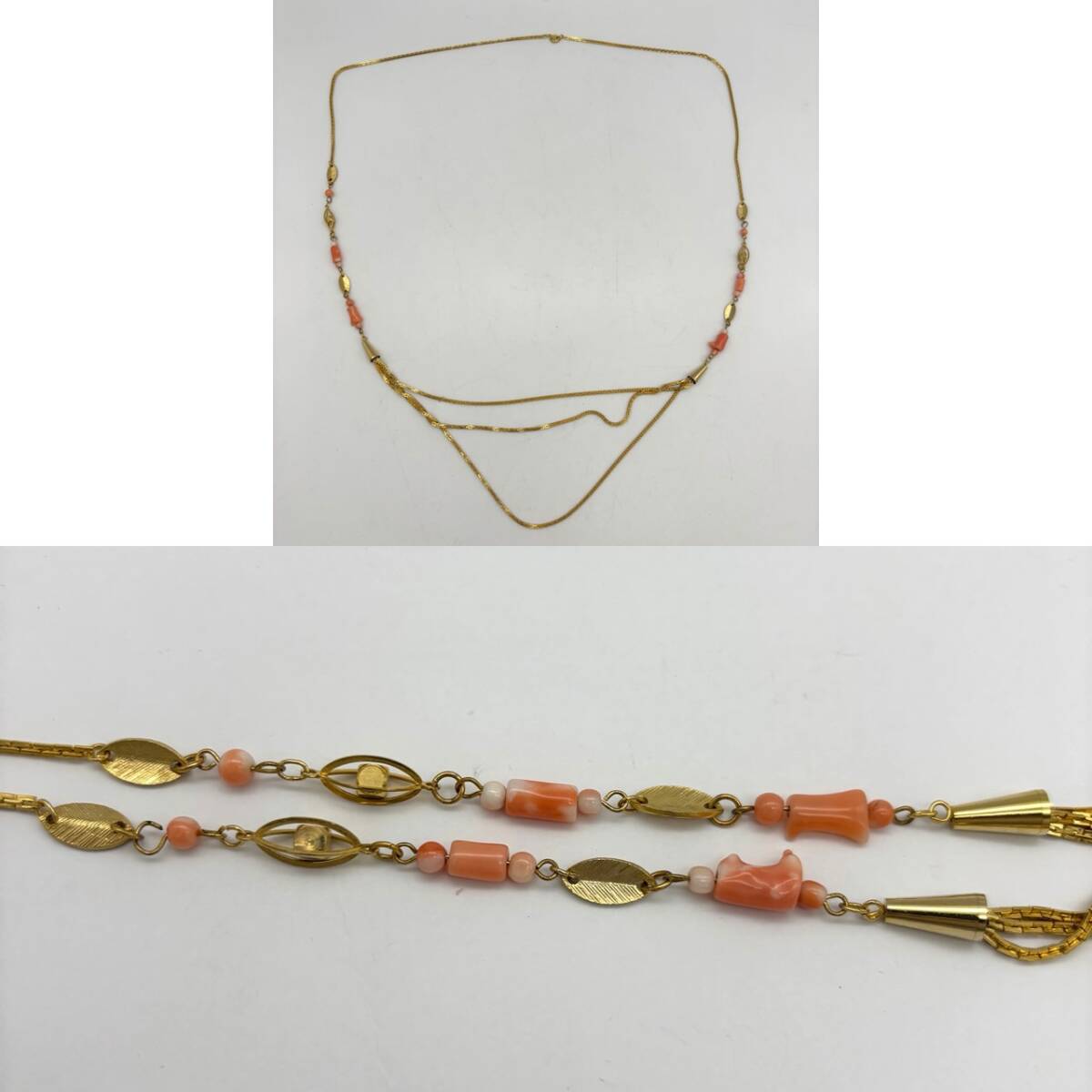 AY2765■【総重量 約255g】アクセサリー まとめ パール 真珠 珊瑚 サンゴ シルバー silver SV GSILVER ブラックパール 1円スタート_画像8