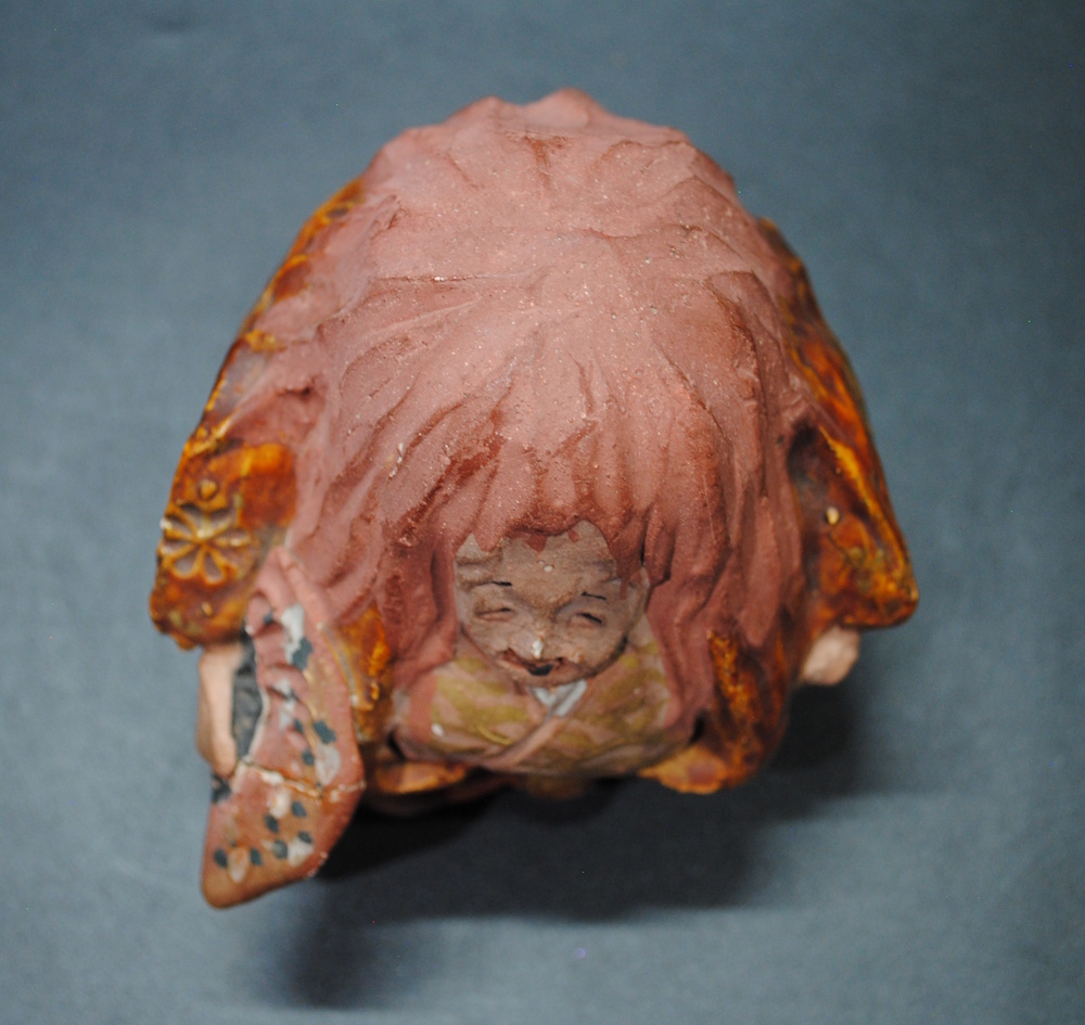 【売切り屋】猩々 土人形 置物_画像5