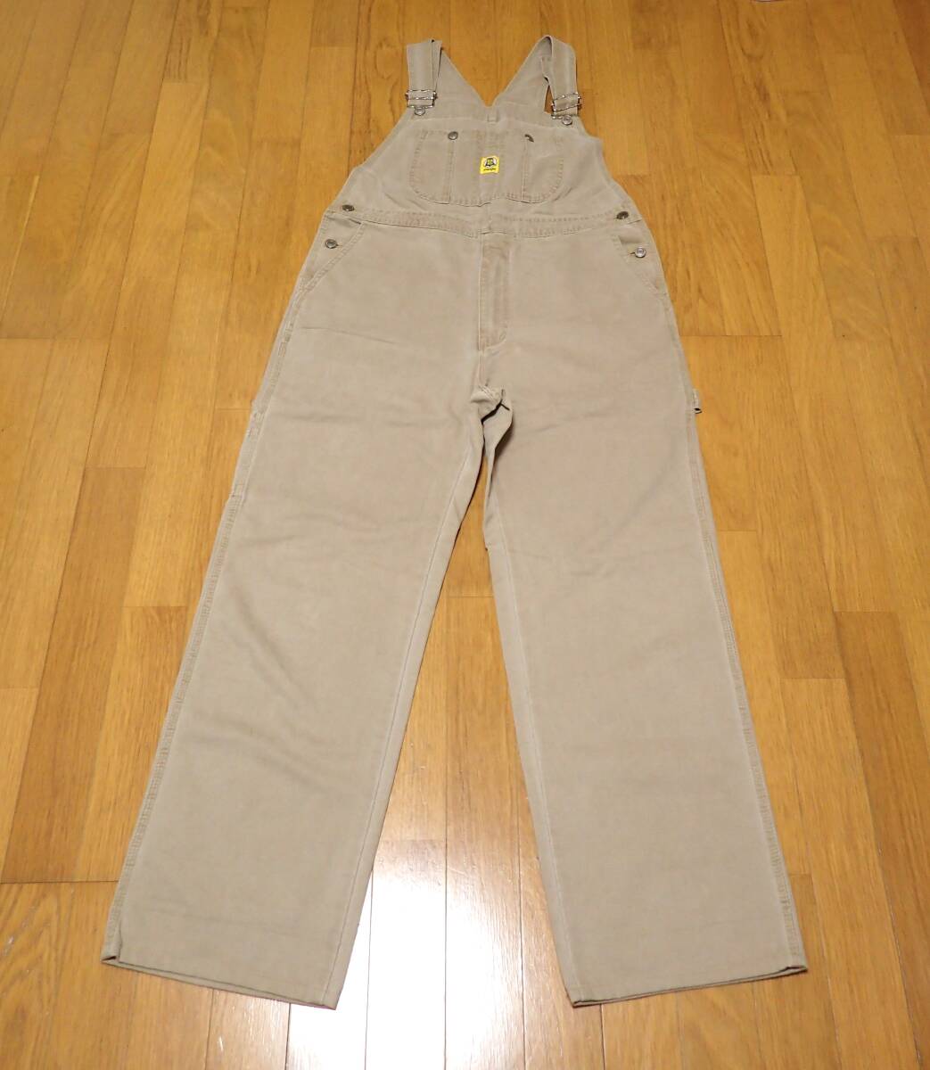☆Wrangler ☆ラングラー ☆BLUE BELL ☆日本製 ☆オールインワン ☆オーバーオール ☆ベージュ系 ☆ユニセックス ☆フリーサイズ_画像5