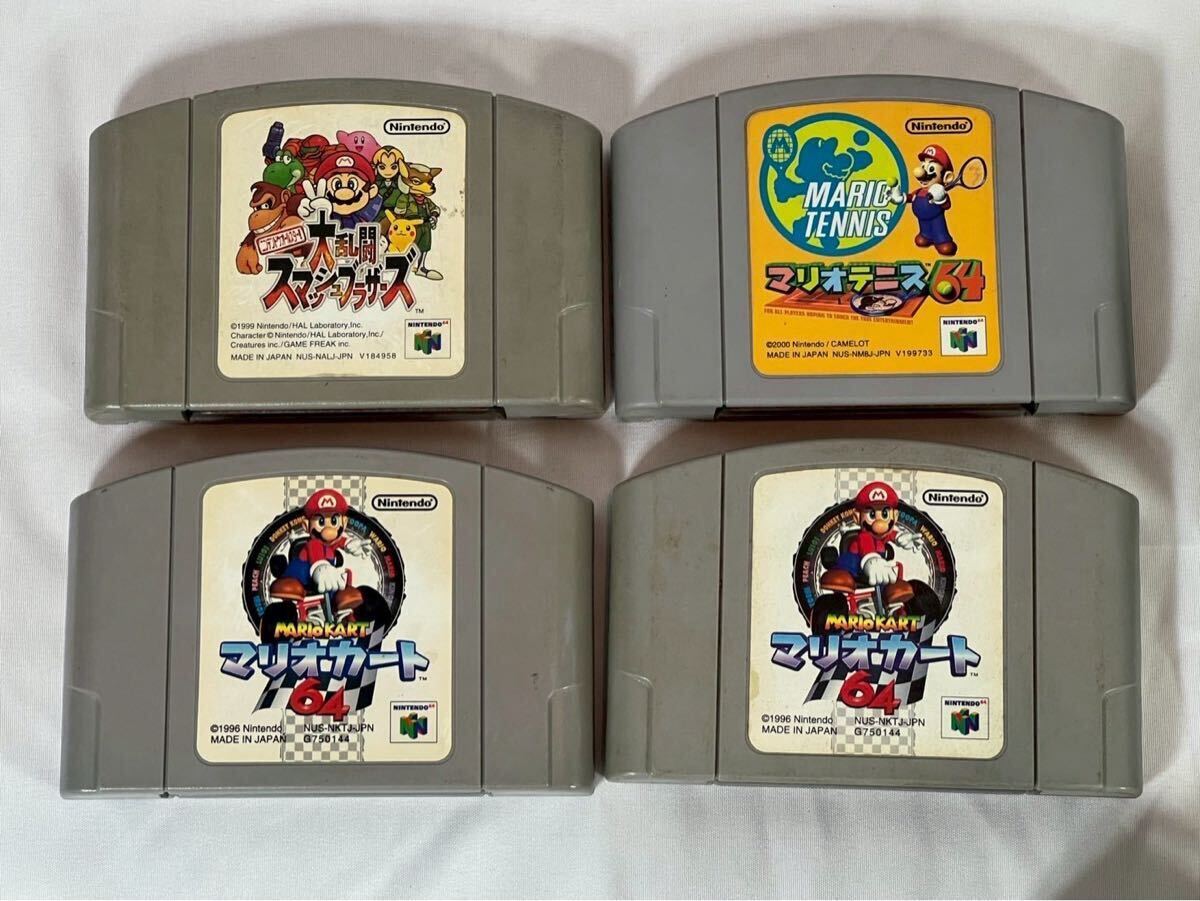 Nintendo64 本體クリアブルー NUS-001 限定カラー ＋ソフト4本