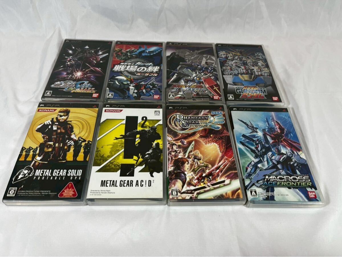 PSP 本体 PSP-2000 クライシスコア ファイナルファンタジーVII仕様 ソフト39本の画像9