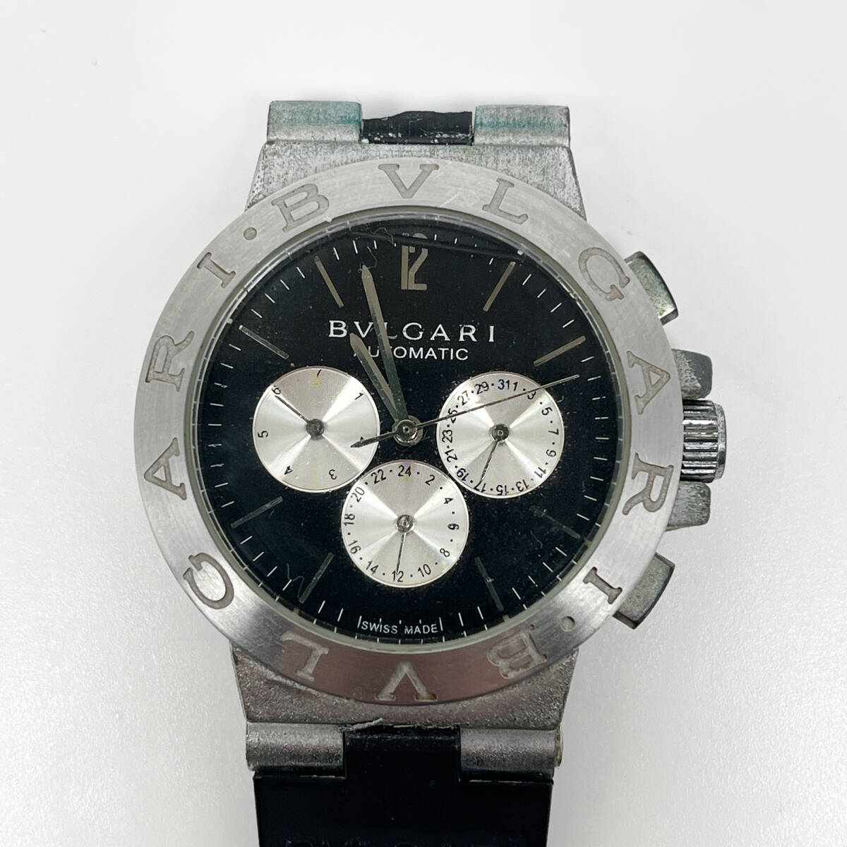 ブルガリ メンズ腕時計 BVLGARI SD38S L2161 シルバー_画像3