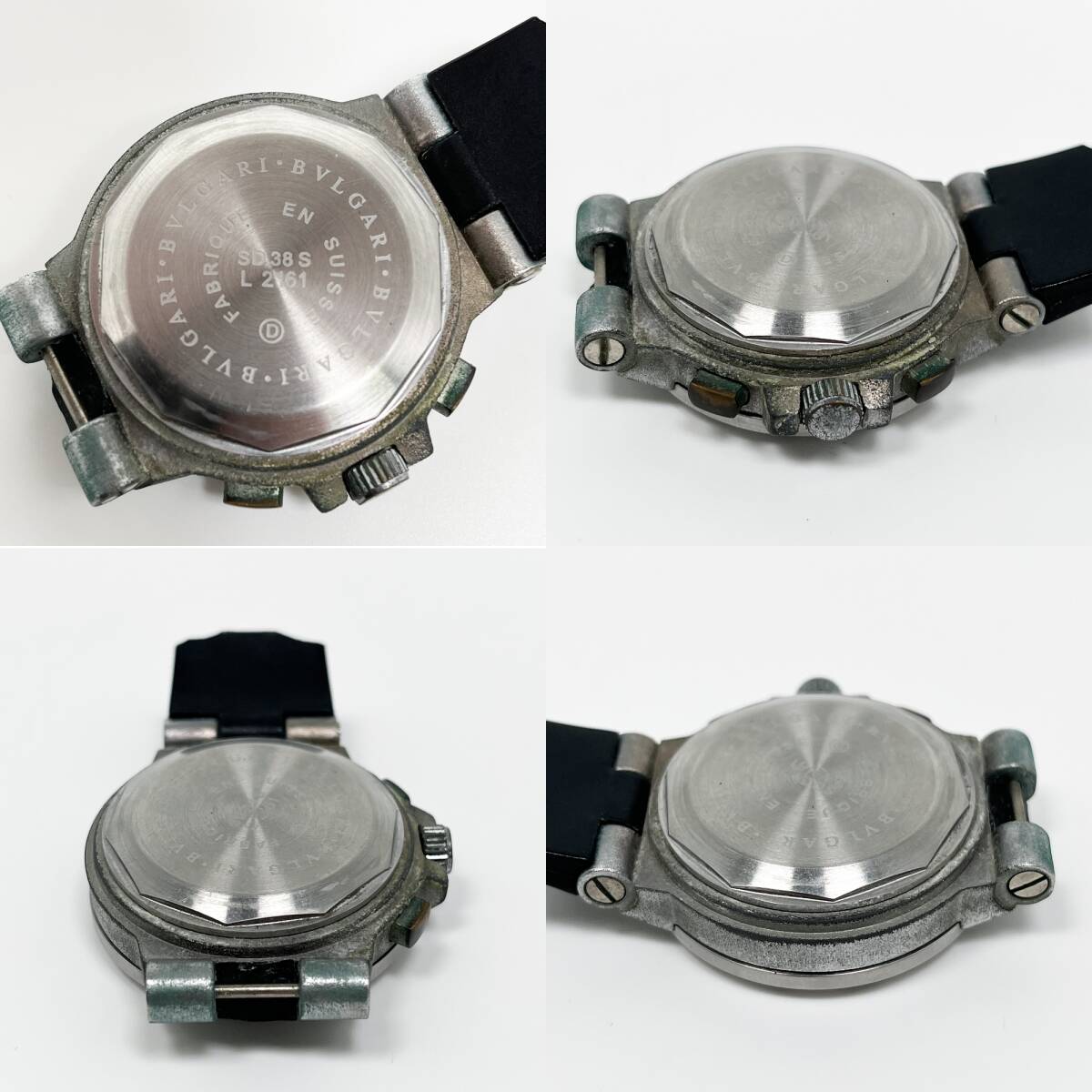 ブルガリ メンズ腕時計 BVLGARI SD38S L2161 シルバー_画像4