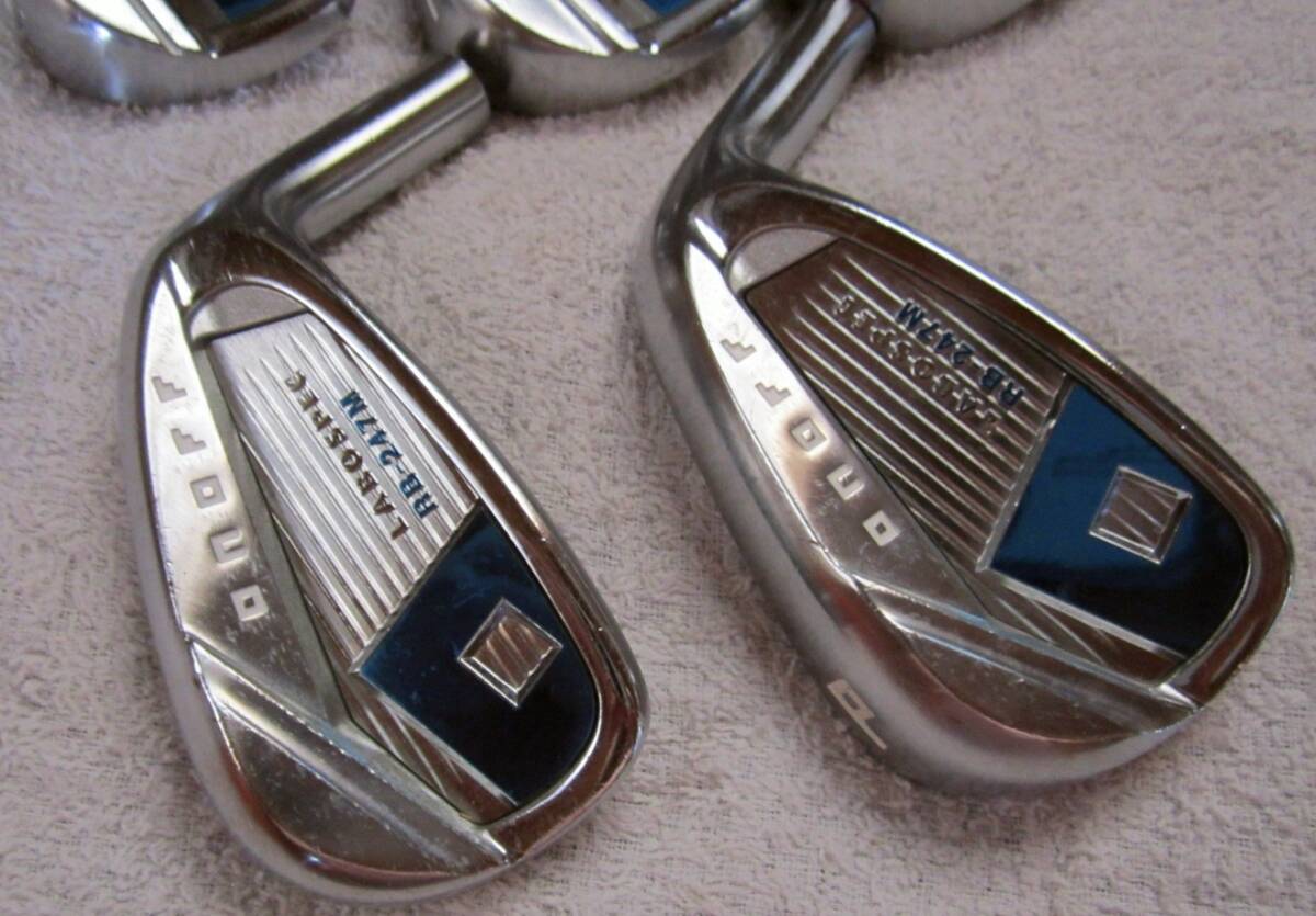 送料無料★中古★グローブライド オノフ ONOFF ラボスペック LABOSPEC RB-247M 2024 アイアン 6-P 5個_画像3