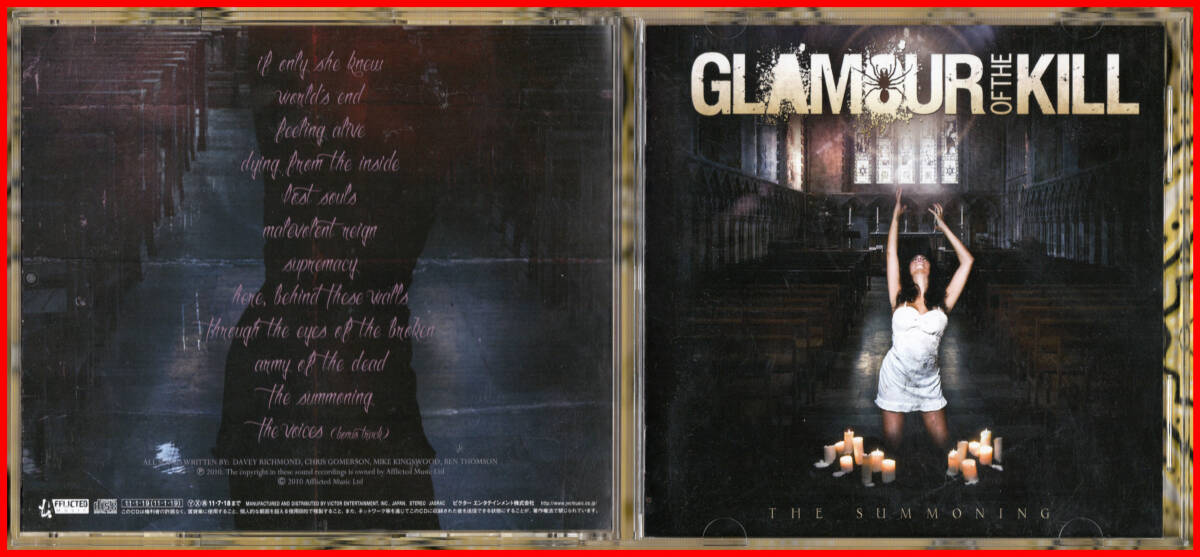 廃盤♪英国産メタル≪国内盤帯付CD≫GLAMOUR OF THE KILL(GOTK/グラマー・オブ・ザ・キル)/The Summoning♪AXEWOUND♪_画像3