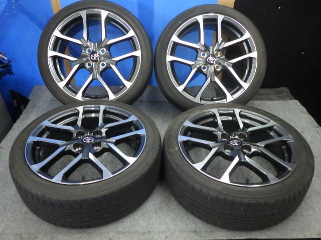 個人OK GRスポーツ トヨタ アルミホイール 17インチ 6.5J +41 5H 5穴 PCD 100 4本セット NHP10 アクア 195/45R17 ブリヂストン POTENZA_画像1