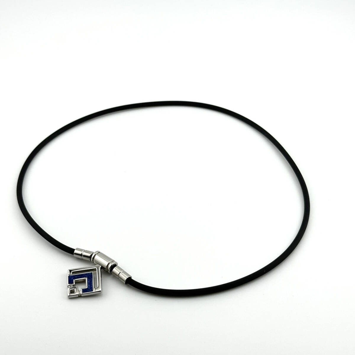 ColanTotte コラントッテ タオ コラントッテ TAO スリム ARAN mini シルバー×ブルーラメ ネックレス L:長さ47cm_画像4