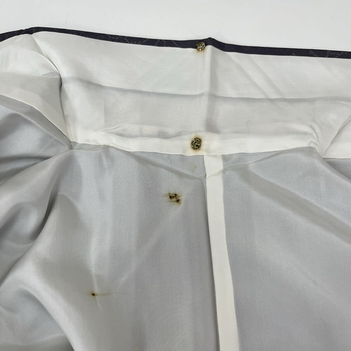 本場大島紬 美しい花の絣 上質な絣柄 正絹 着物 F-563の画像9