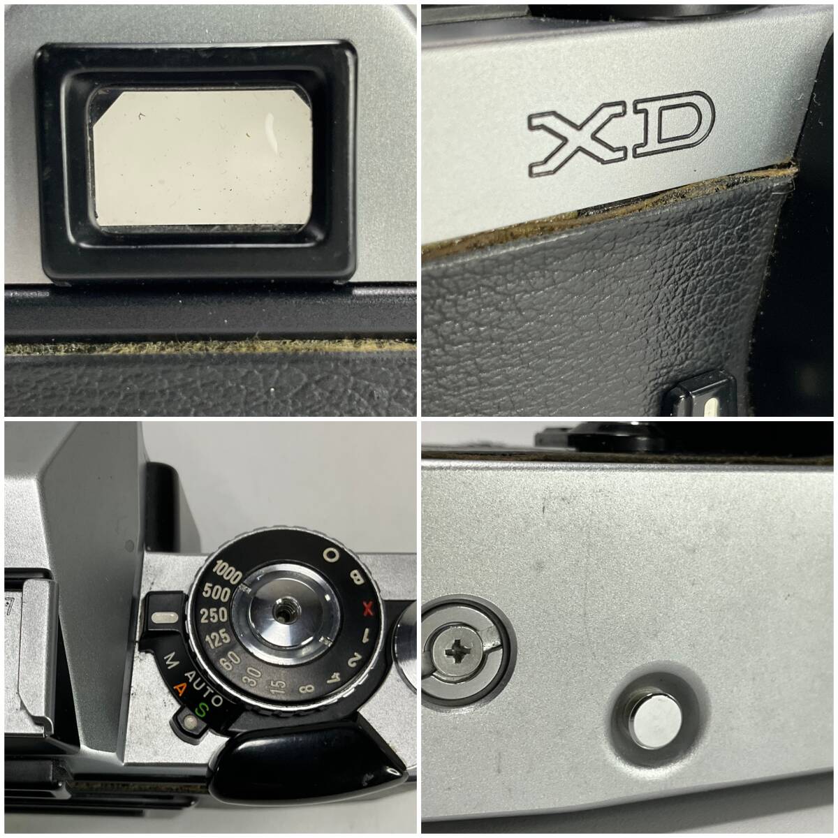 【64023T】動作品 MINOLTA XD ボディ本体のみ 通電シャッターOK ミノルタ フィルム一眼レフカメラ 現状品_画像10