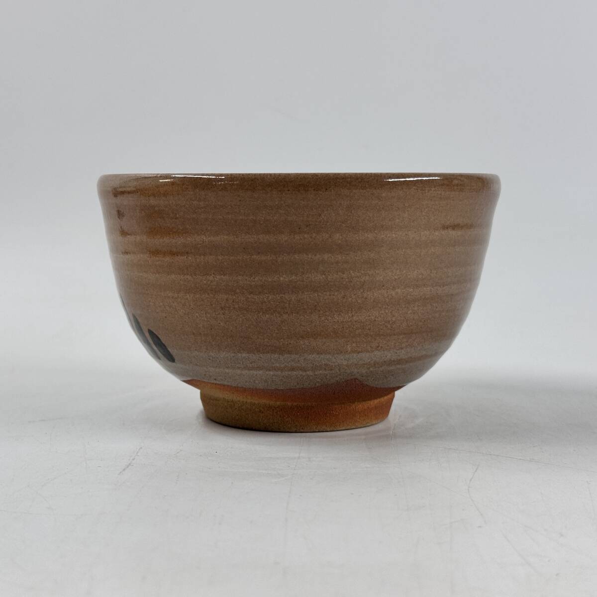 [64103Q] не использовался Karatsu ..no. обжиг в печи средний .. дом 10 4 плата средний .... futoshi ... печать .... зеленый чай . чайная посуда чайная посуда вместе коробка вместе ткань . течение времени хранение товар текущее состояние товар 