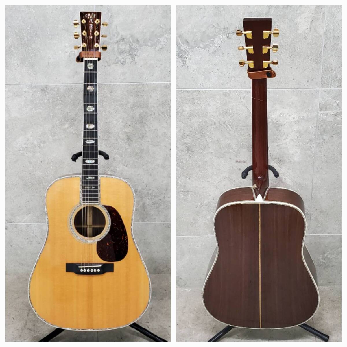 z/z/z/H113-204/ギター アコースティックギター 楽器 Martin マーチン D-45 ハードケース付 美品_画像3