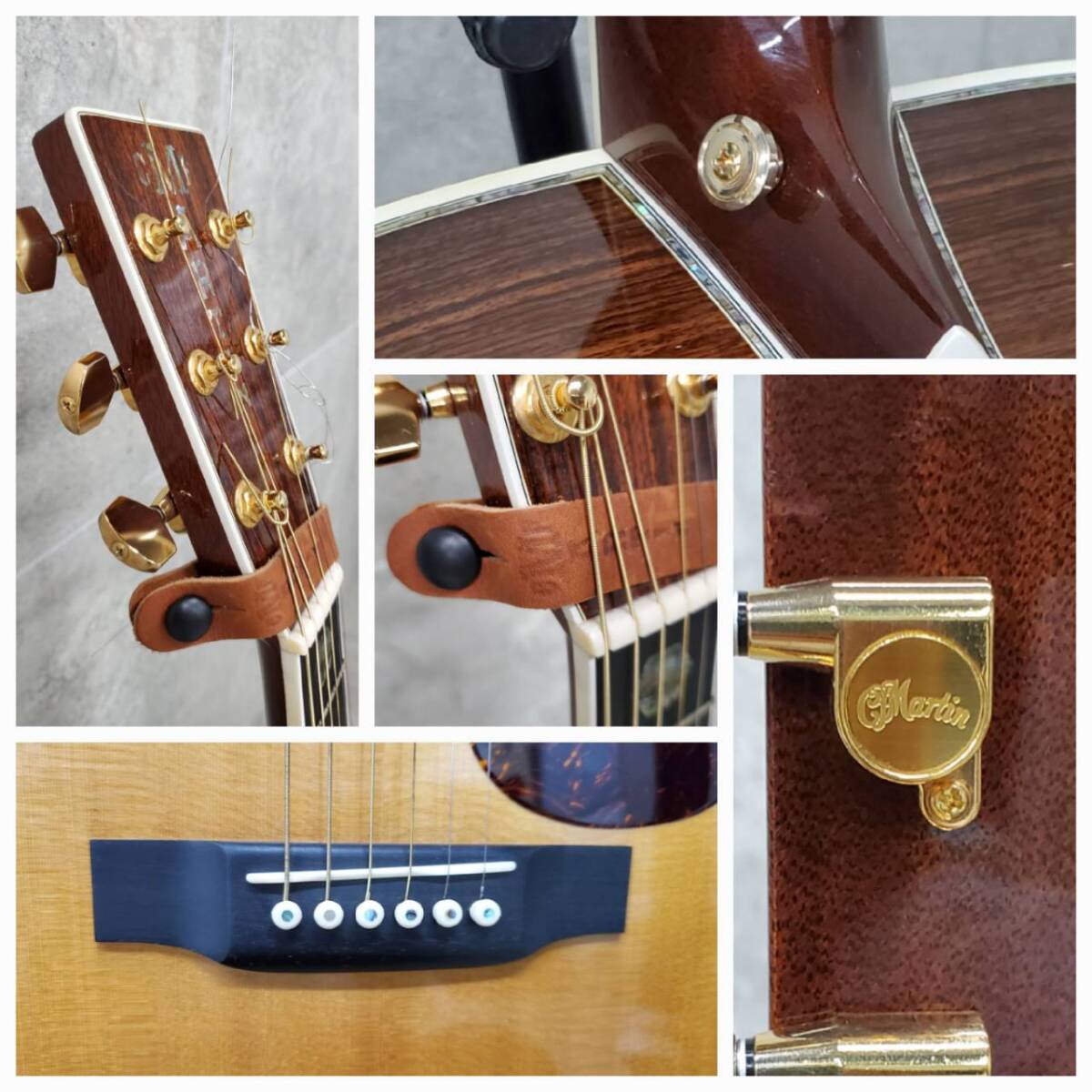 z/z/z/H113-204/ギター アコースティックギター 楽器 Martin マーチン D-45 ハードケース付 美品_画像8