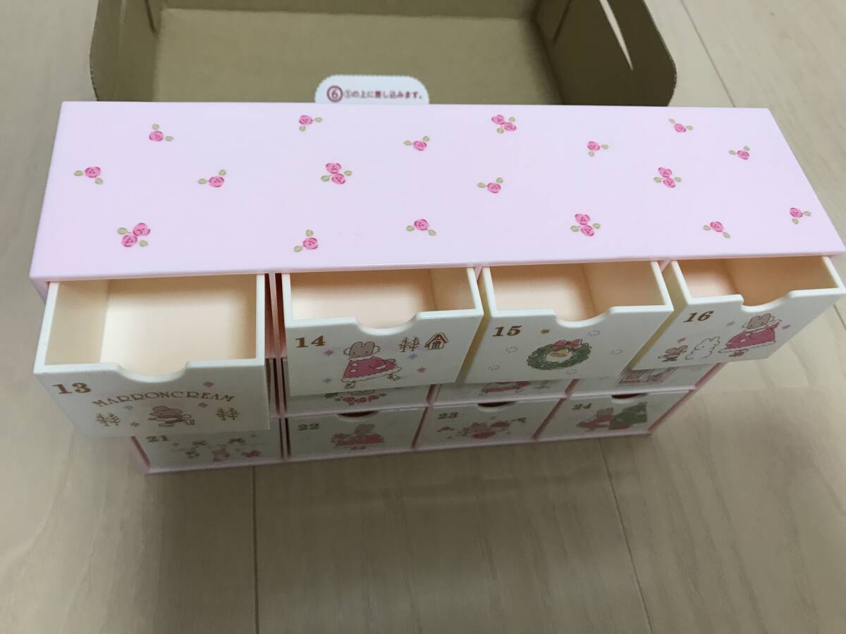未使用　サンリオ　マロンクリーム　クリスマス　アドベントチェスト　カウントダウン_画像2