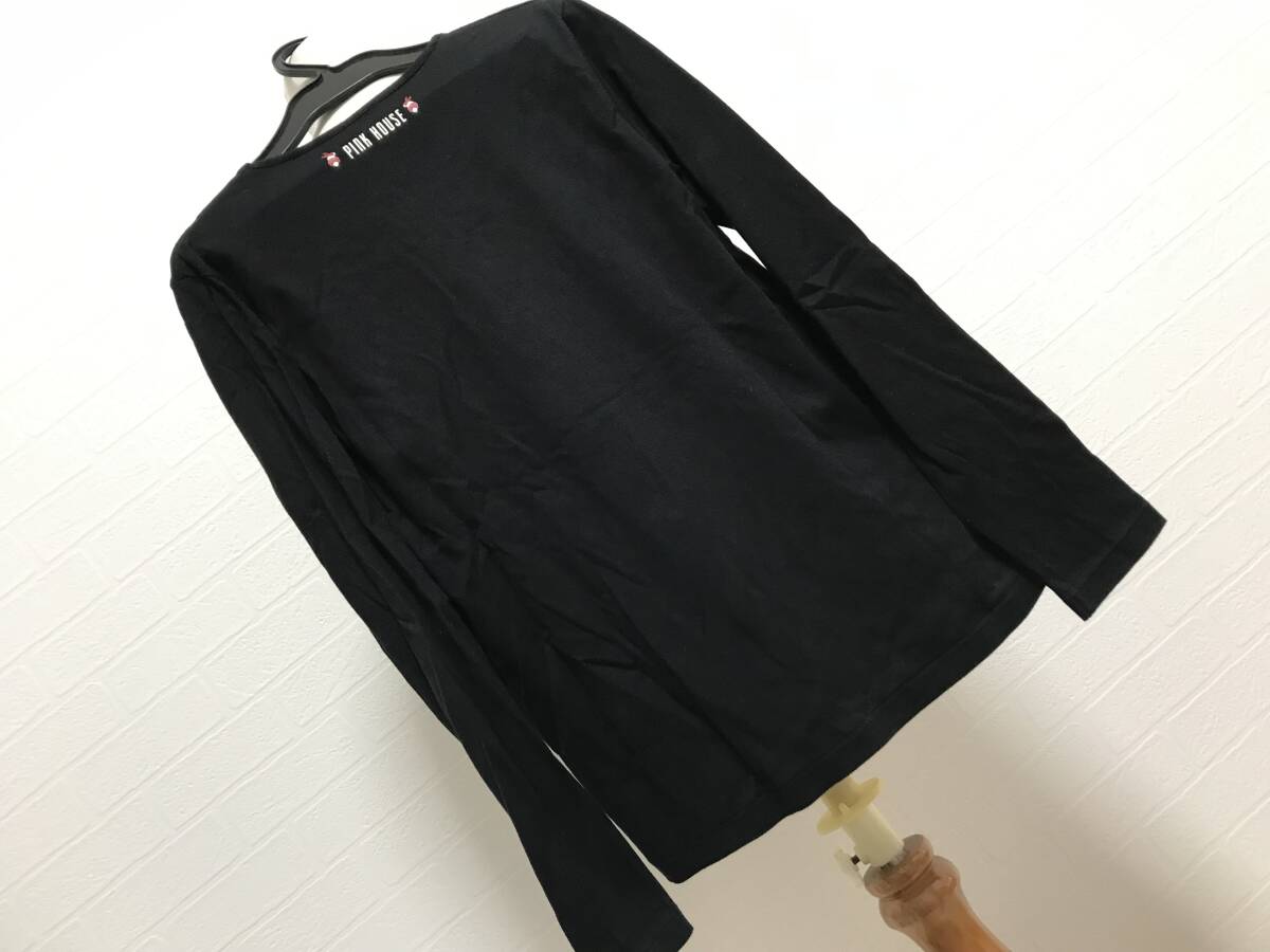 ★未使用に近い　ピンクハウス うさぎ　カットソー　Tシャツ　黒_画像7