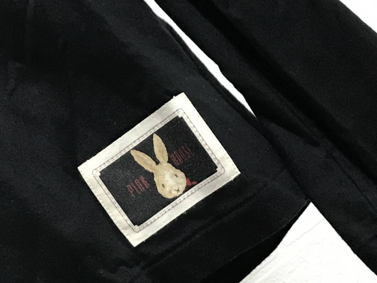 ★未使用に近い　ピンクハウス うさぎ　カットソー　Tシャツ　黒_画像5